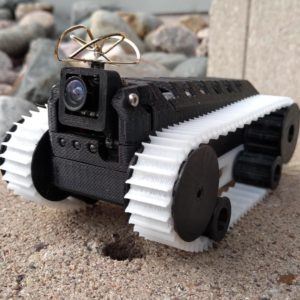 PilotTrak V2 - Tracked Micro FPV Crawler